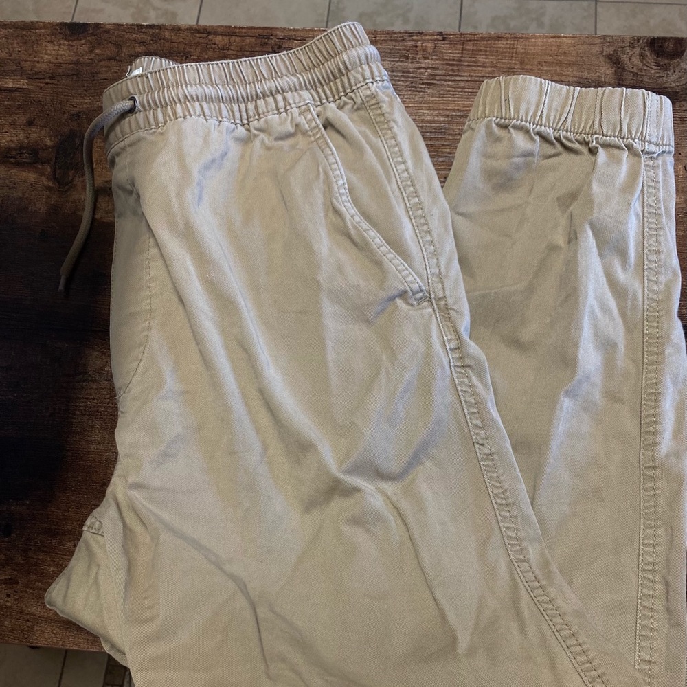Khaki joggers